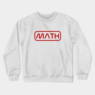 Math - Nasa Worm Outlined Crewneck Sweatshirt